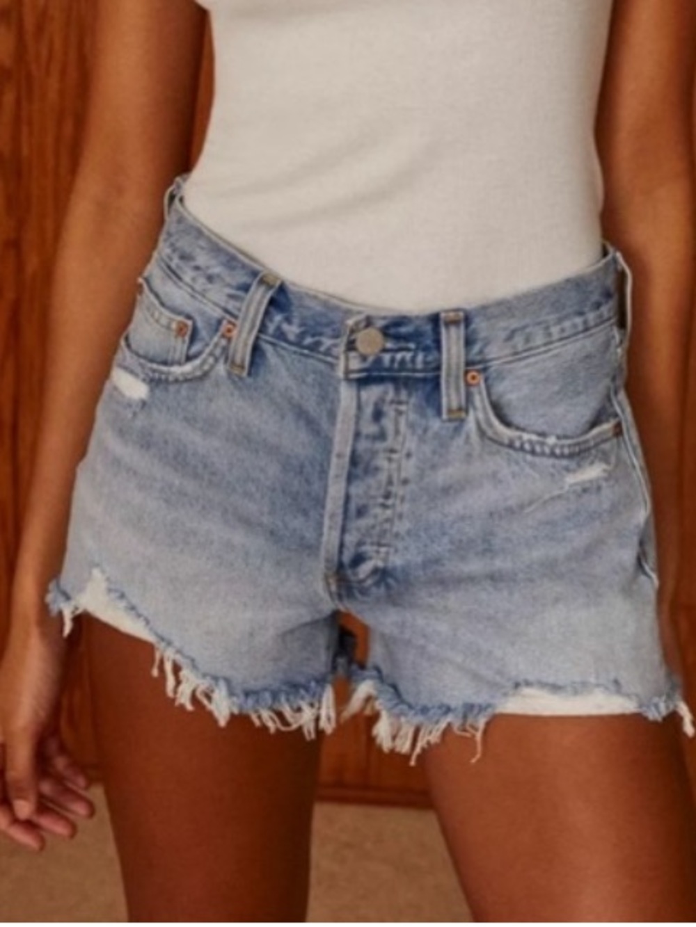 Aritzia Denim Forum The Ex Boyfriend Denim Short 25